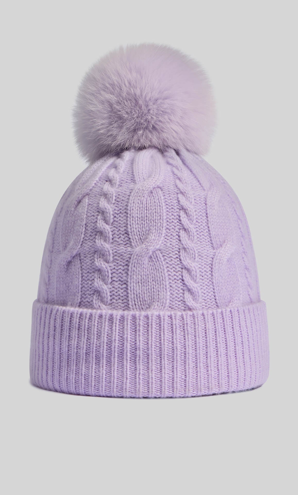 Cable-Knit Cashmere Beanie - 100% Luxury Cashmere | Ravella