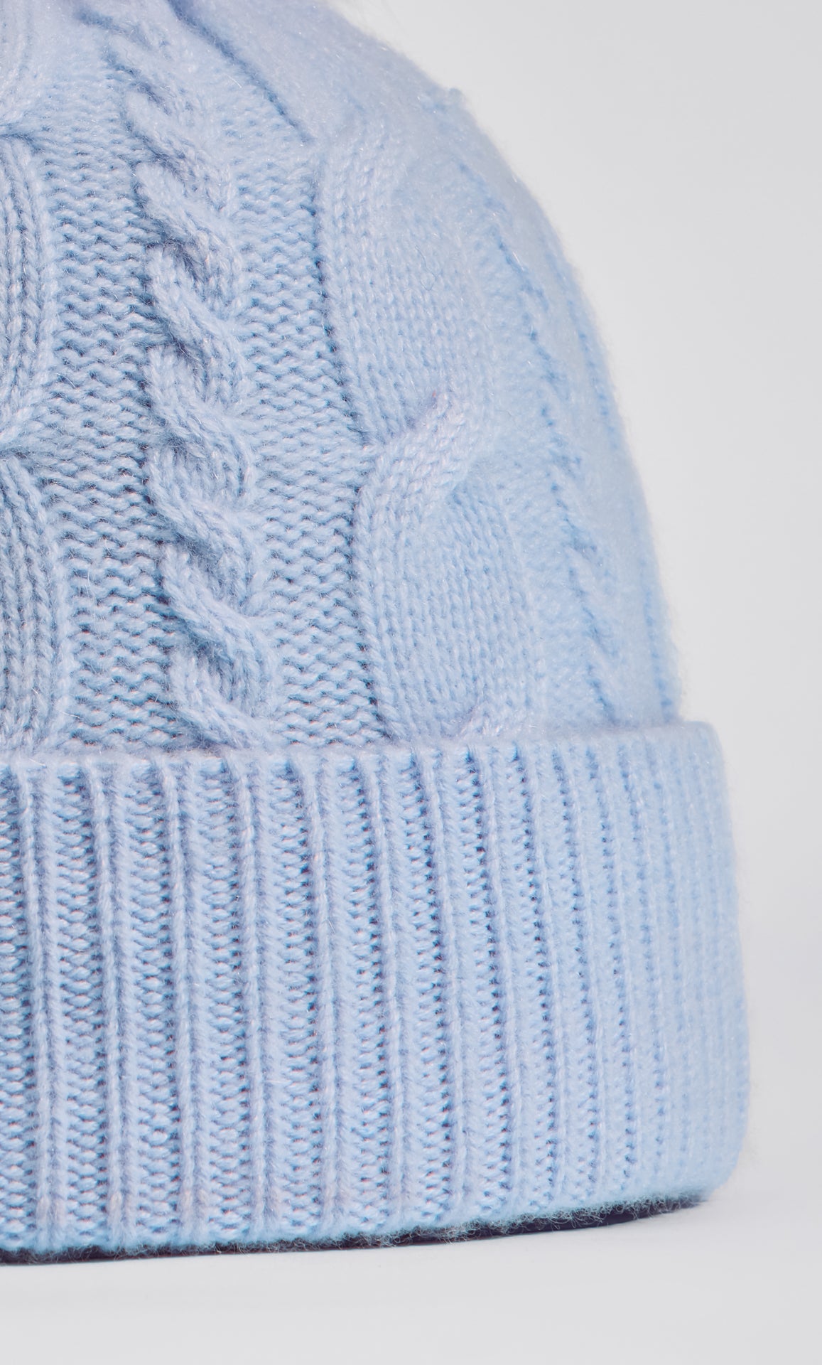 V.fraas Light blue‎ cable knit beanie new Barts Cable Knit Farrah Beanie Hat - Light Blue – The Hat  main image 3