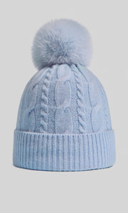 Cable-Knit Cashmere Beanie