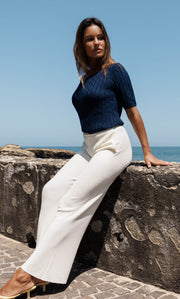 Mara Silk Knit Pants