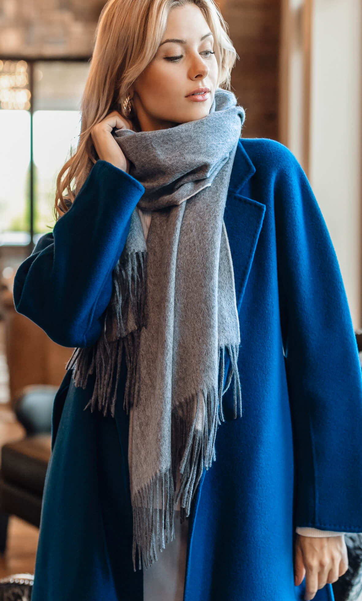 Celeste Cashmere Scarf - 100% Luxury Cashmere | Ravella