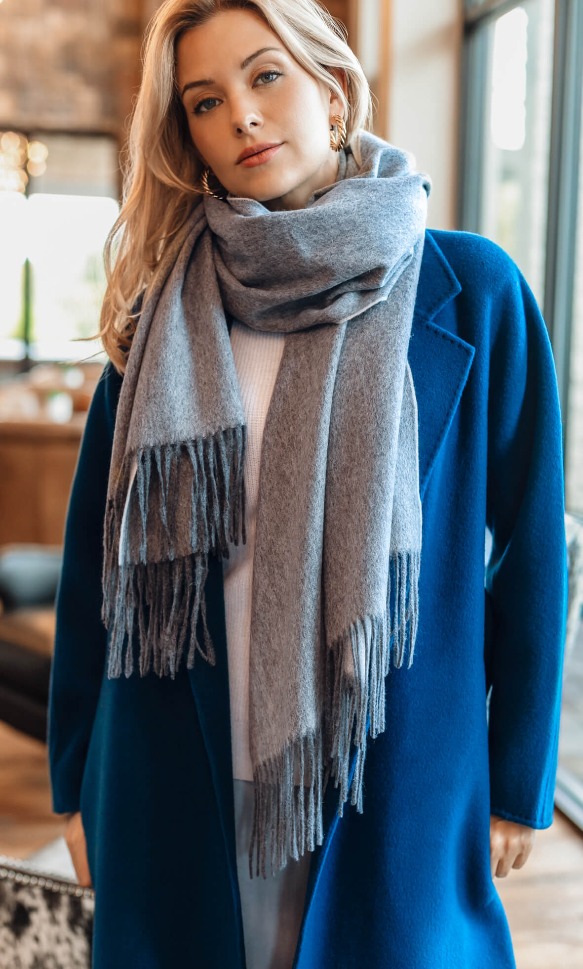 Celeste Cashmere Scarf - 100% Luxury Cashmere | Ravella