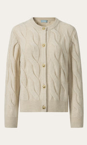 Chamonix Cable Cashmere Cardigan