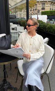 Chamonix Cable Cashmere Cardigan