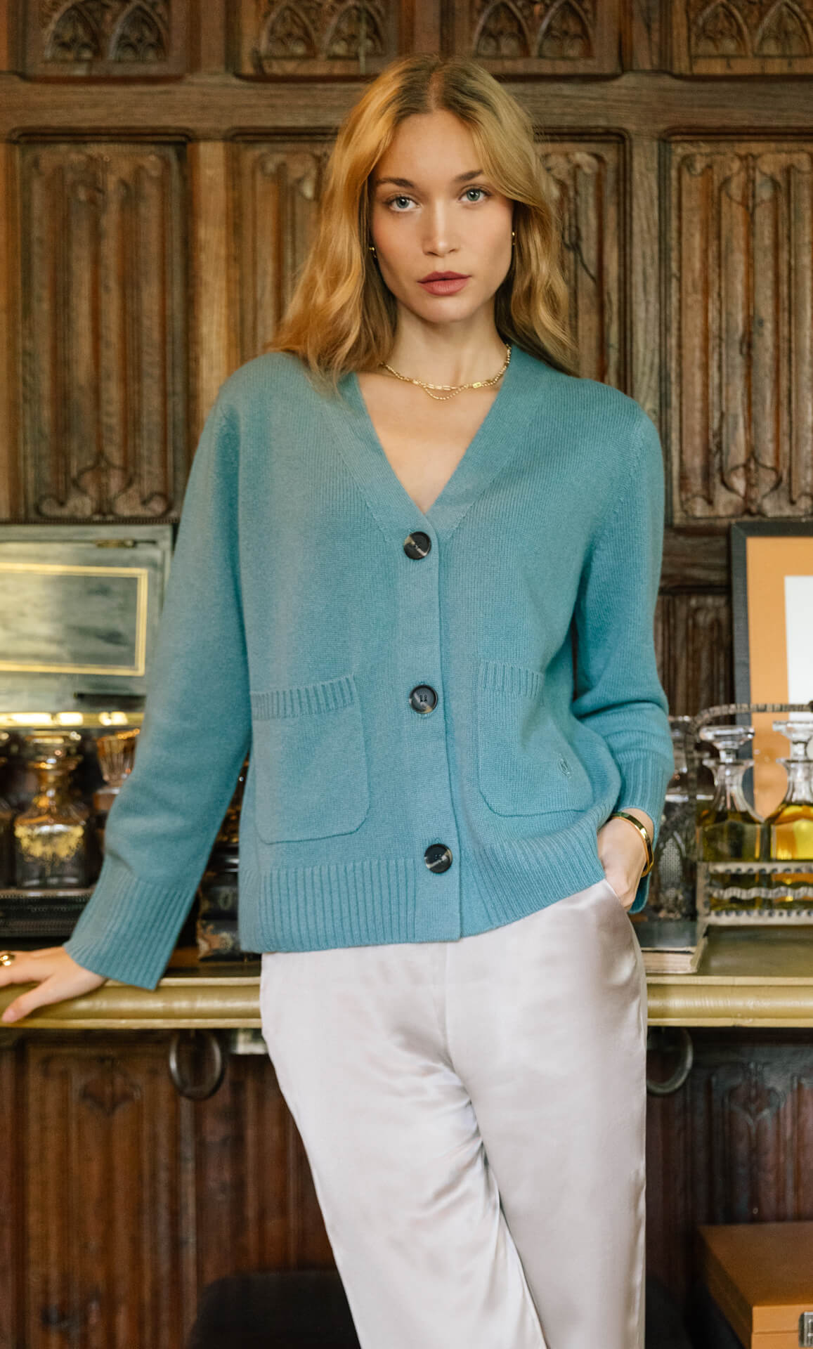 Chiara Luxe Cashmere Cardigan - 100% Luxury Cashmere | Ravella