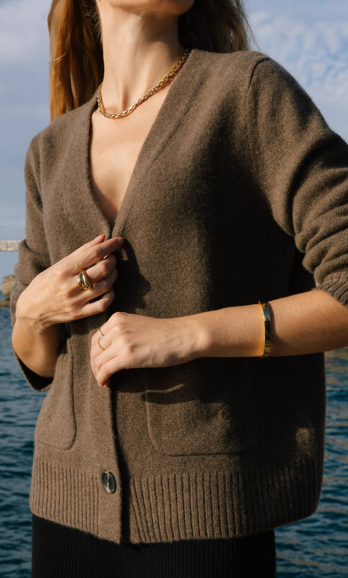 Chiara Luxe Cashmere Cardigan - 100% Luxury Cashmere | Ravella