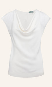 Clara Silk Cowl Neck Blouse