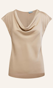 Clara Silk Cowl Neck Blouse