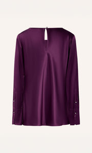 Claudia Silk Cowl Neck Blouse