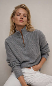 Cortina Cashmere Half-Zip Sweater
