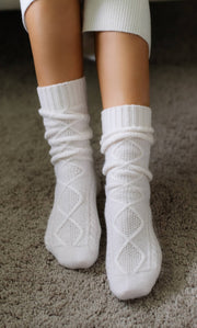 Diamond Cashmere Socks