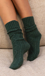 Diamond Cashmere Socks