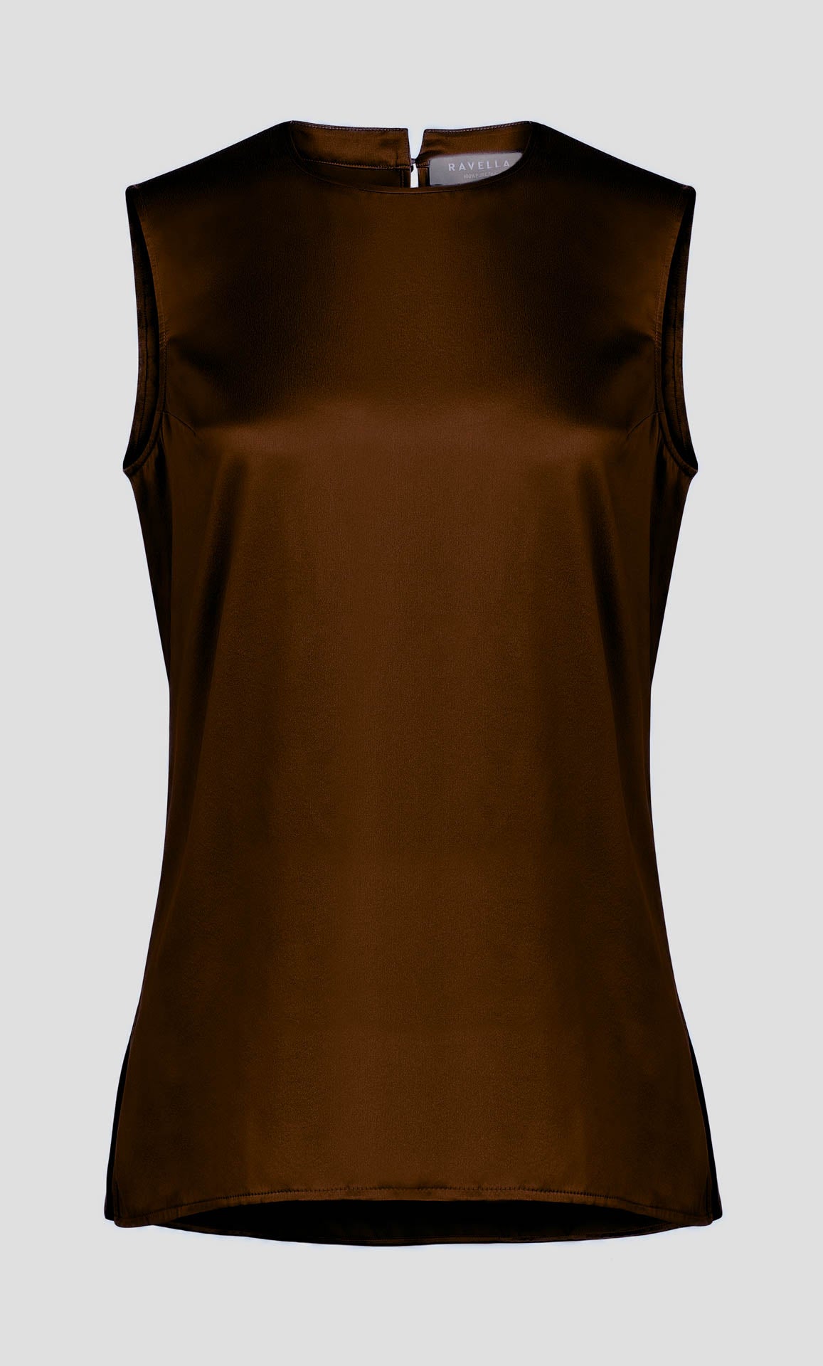 Giada Silk Shell Tank – 100% Silk Tank | Ravella Luxury Silkwear