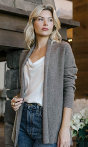 Jolie Wrap Cardigan - Cashmere & Silk