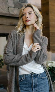 Jolie Wrap Cardigan - Cashmere & Silk