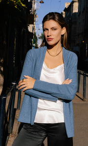 Jolie Wrap Cardigan - Cashmere & Silk