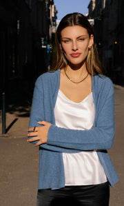 Jolie Wrap Cardigan - Cashmere & Silk