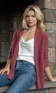 Jolie Wrap Cardigan - Cashmere & Silk