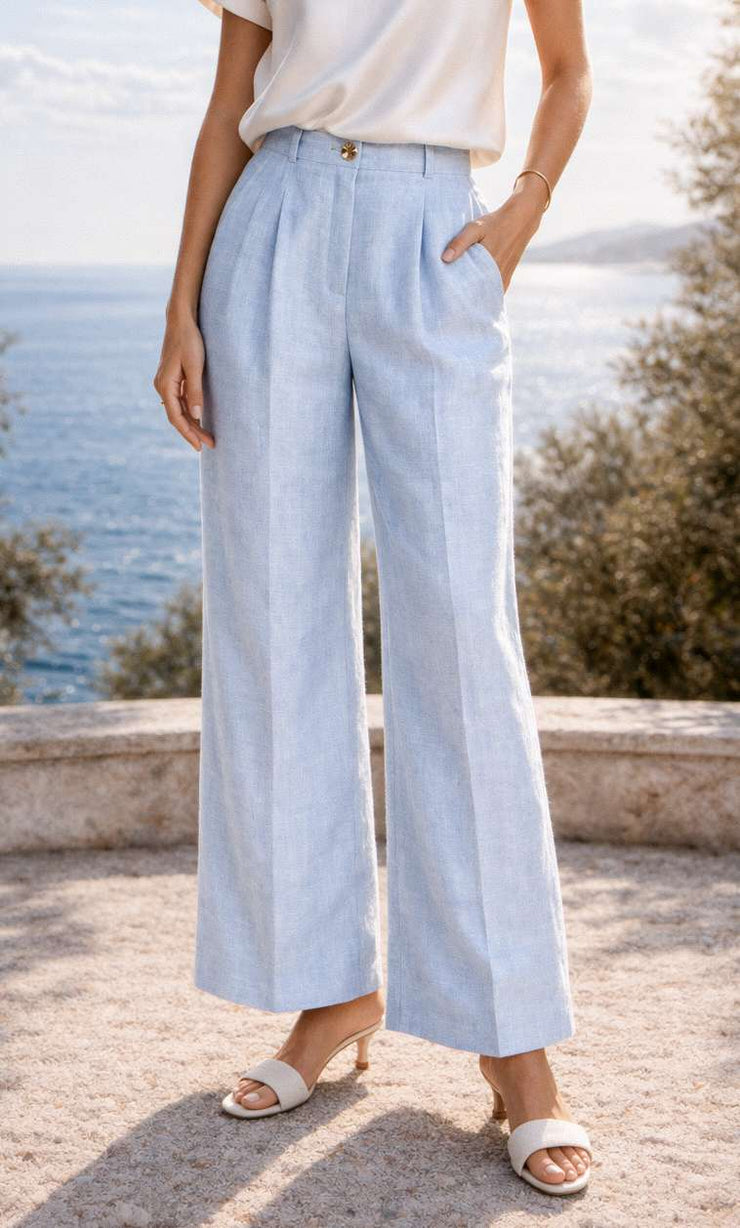 Lina Italian Linen Pants