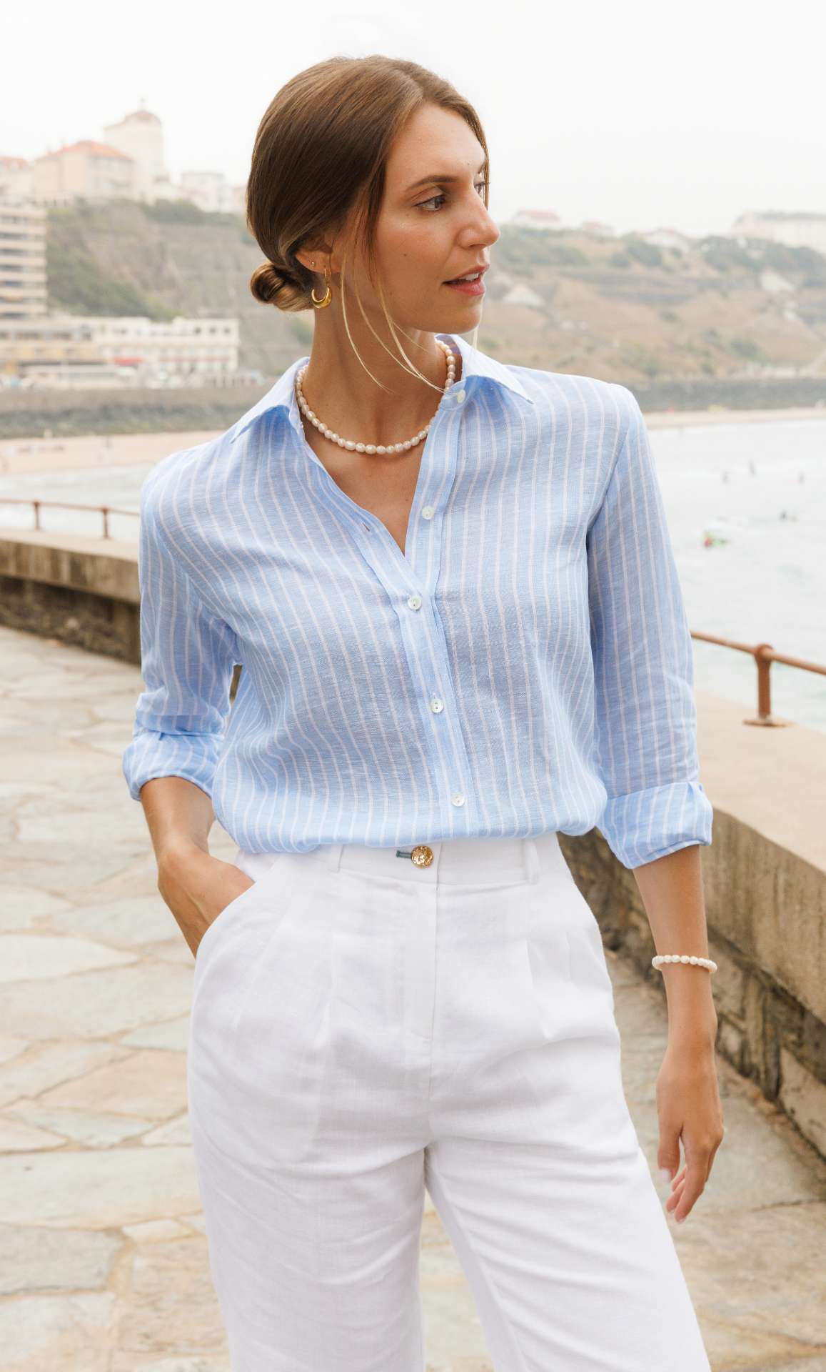 Ravella Linen Shirt - Made in Italy