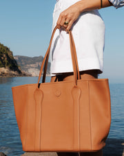Madame Italian Leather Tote Bag
