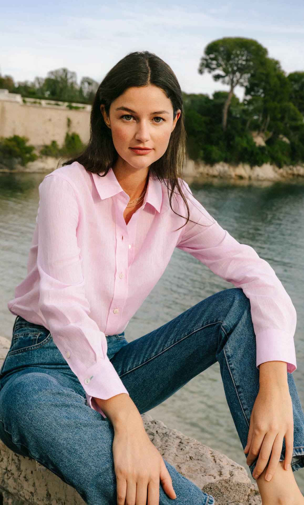 Ravella Linen Shirt - Made in Italy | 100% Linen Women's Shirt