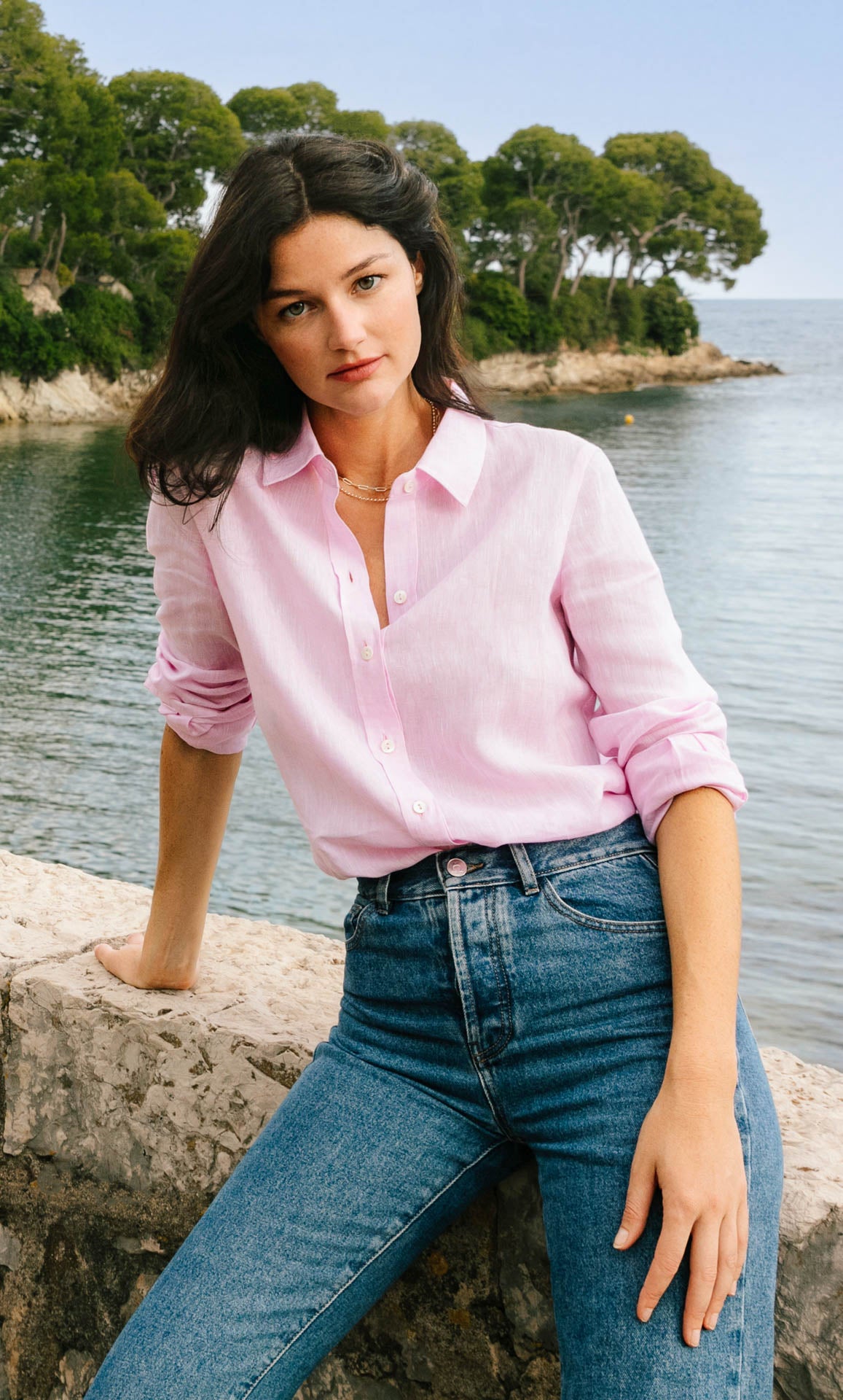 Ravella Linen Shirt - Made in Italy | 100% Linen Women's Shirt