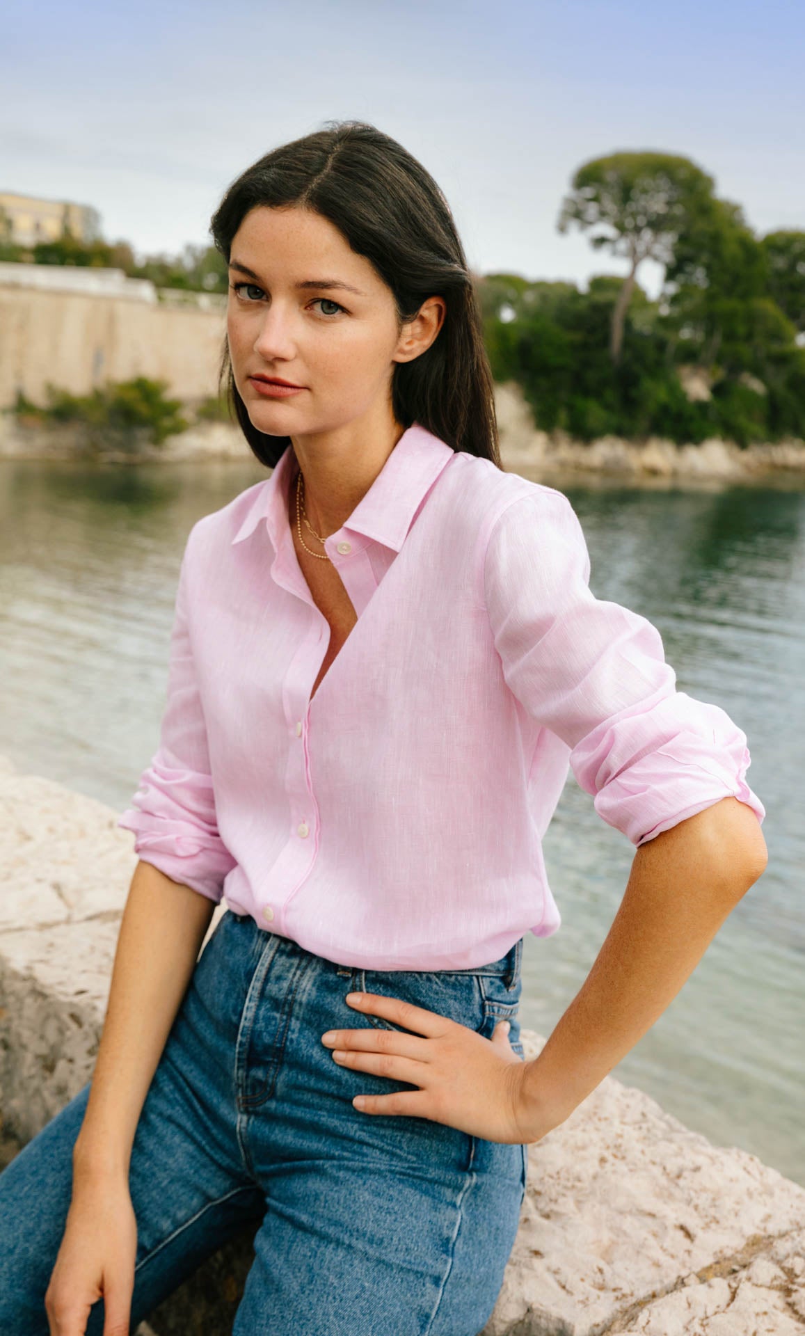 Ravella Linen Shirt - Made in Italy | 100% Linen Women's Shirt