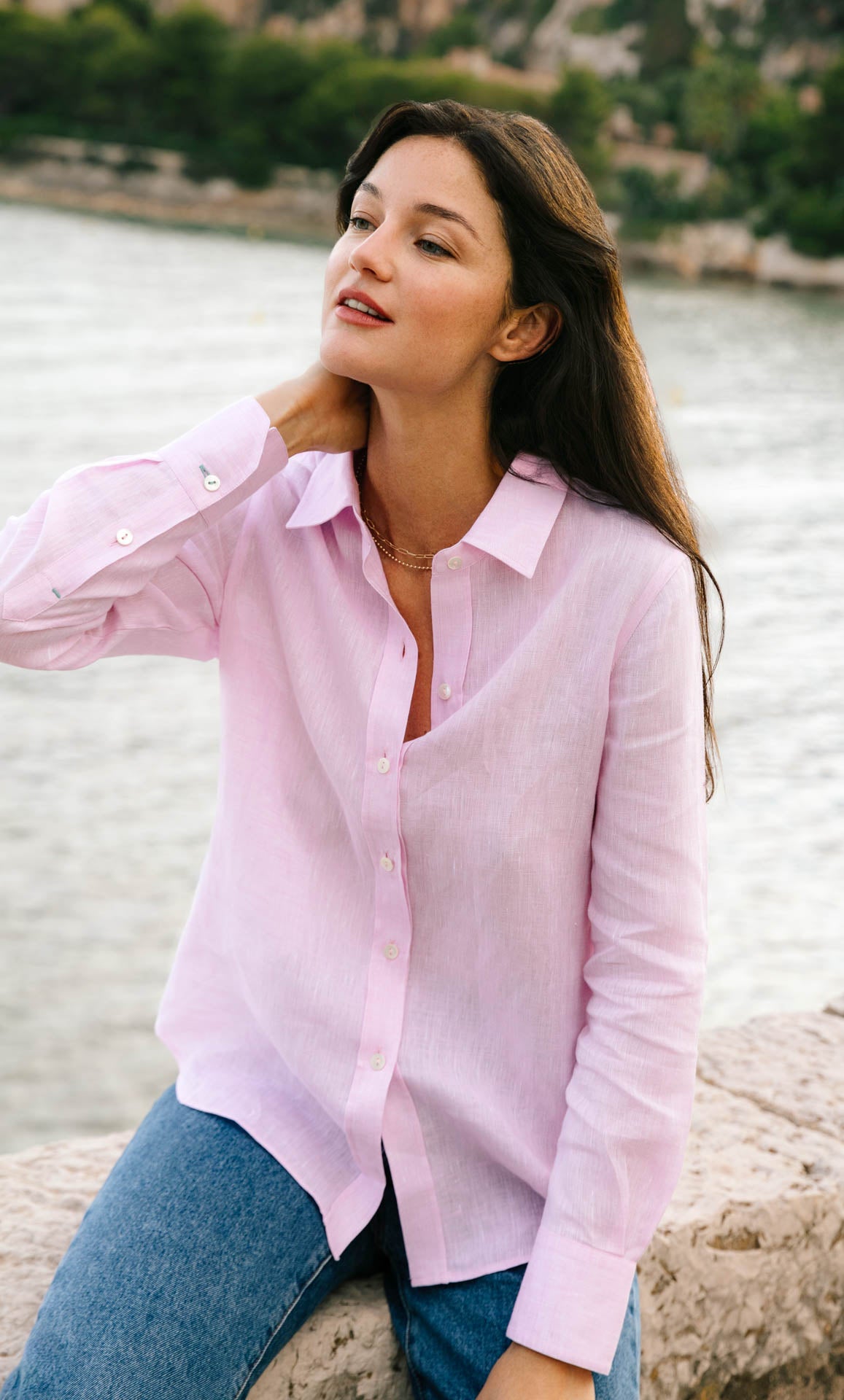 Ravella Linen Shirt - Made in Italy | 100% Linen Women's Shirt