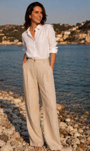 Lina Italian Linen Pants