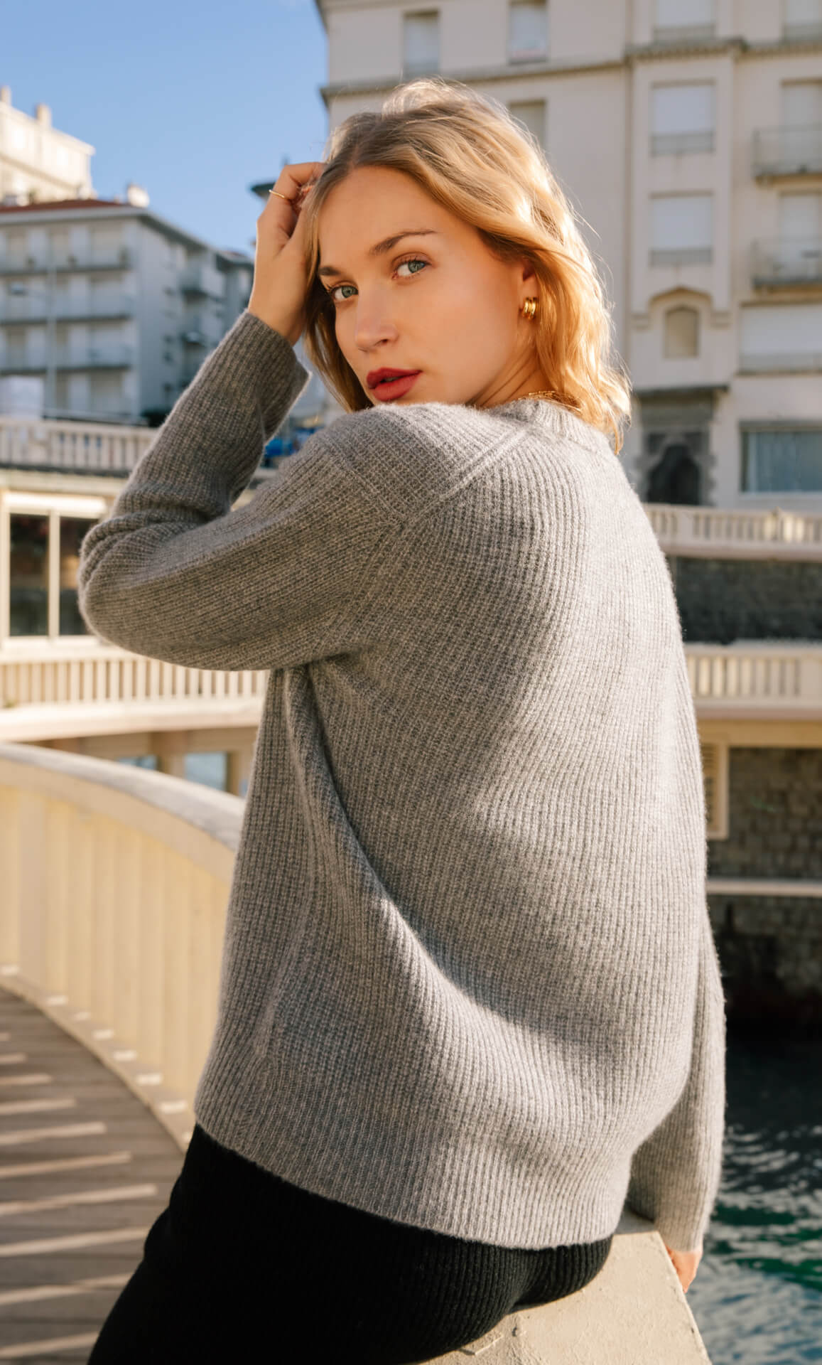 Lombardia Cashmere Fisherman Sweater - 100% Luxury Cashmere | Ravella