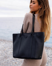 Madame Italian Leather Tote Bag