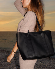 Madame Italian Leather Tote Bag