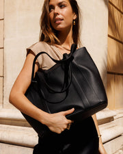 Madame Italian Leather Tote Bag