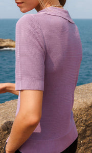 Mara Silk Knit Polo