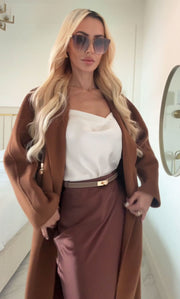 Marcella Cashmere Overcoat