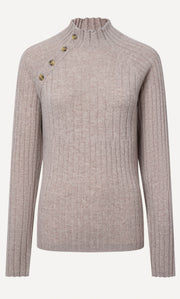 Mia Cashmere Mock Neck Sweater