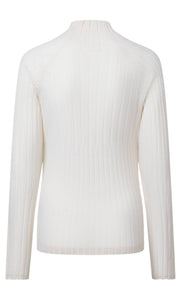 Mia Cashmere Mock Neck Sweater