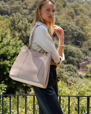 Madame Italian Leather Tote Bag