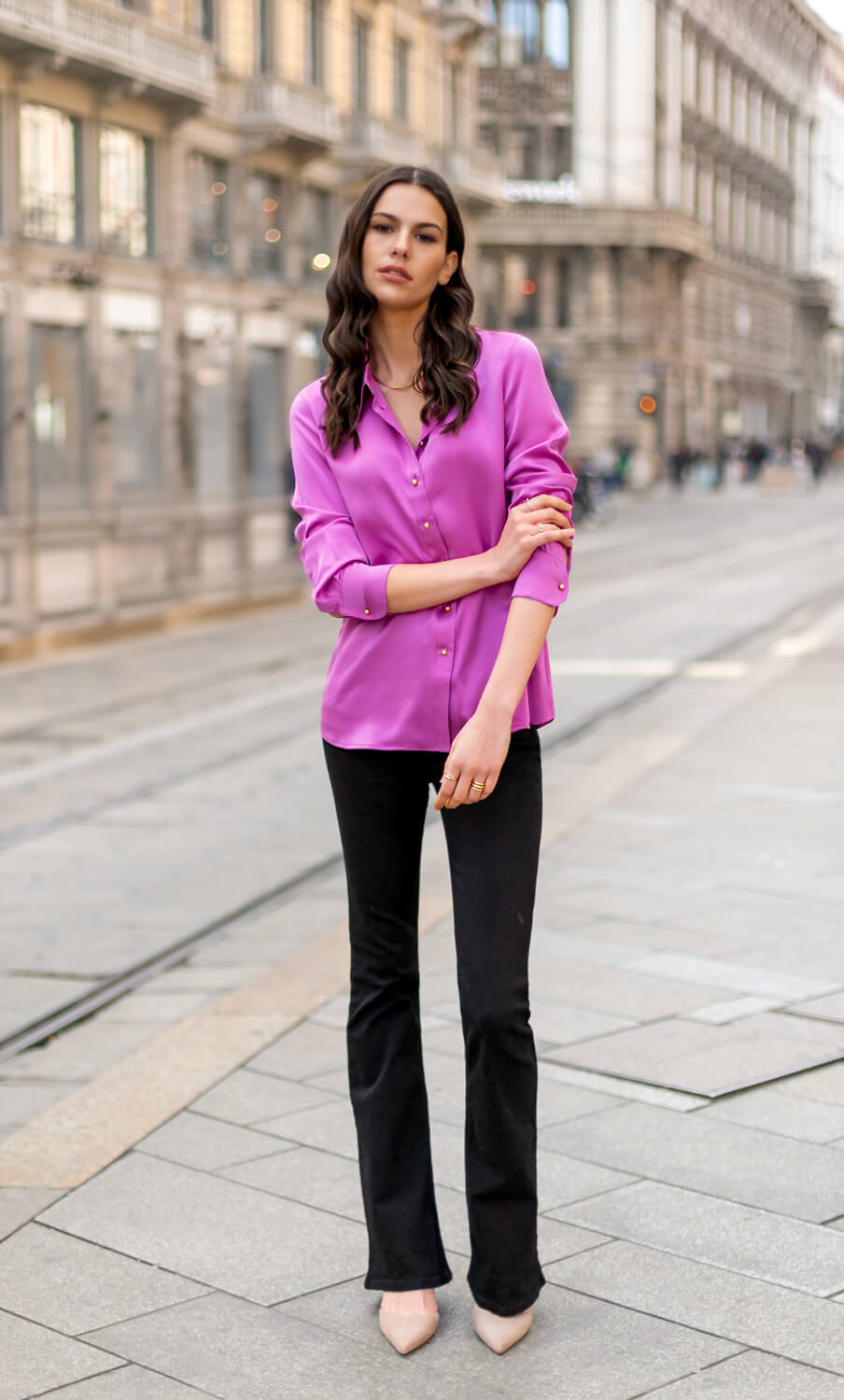 Milano Silk Blouse - Seasonal Collection | Ravella Luxury Silkwear