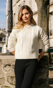 Moritz Cable Cashmere Sweater