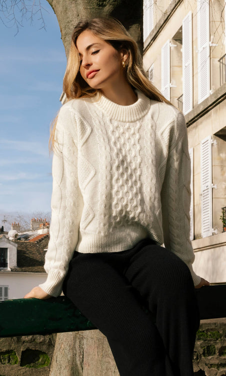 Moritz Cashmere Cable Sweater