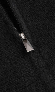 Nevara Zipper Cardigan - Cashmere & Silk