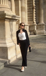 Nevara Zipper Cardigan - Cashmere & Silk