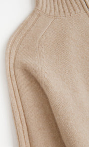 Nevara Zipper Cardigan - Cashmere & Silk