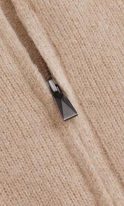 Nevara Zipper Cardigan - Cashmere & Silk