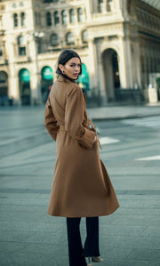 Raphaella Double-Breasted Cashmere Coat