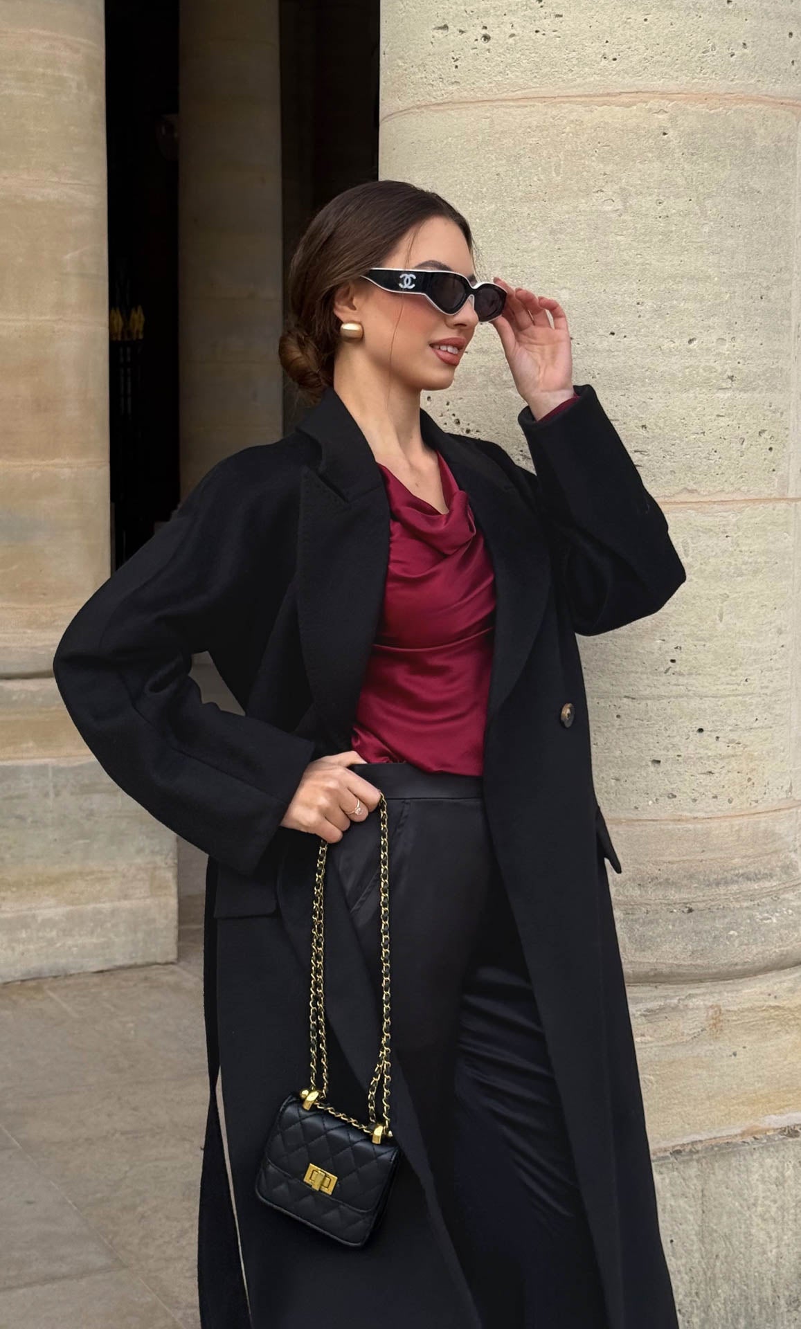 Raphaella Double-Breasted Cashmere Overcoat | Ravella