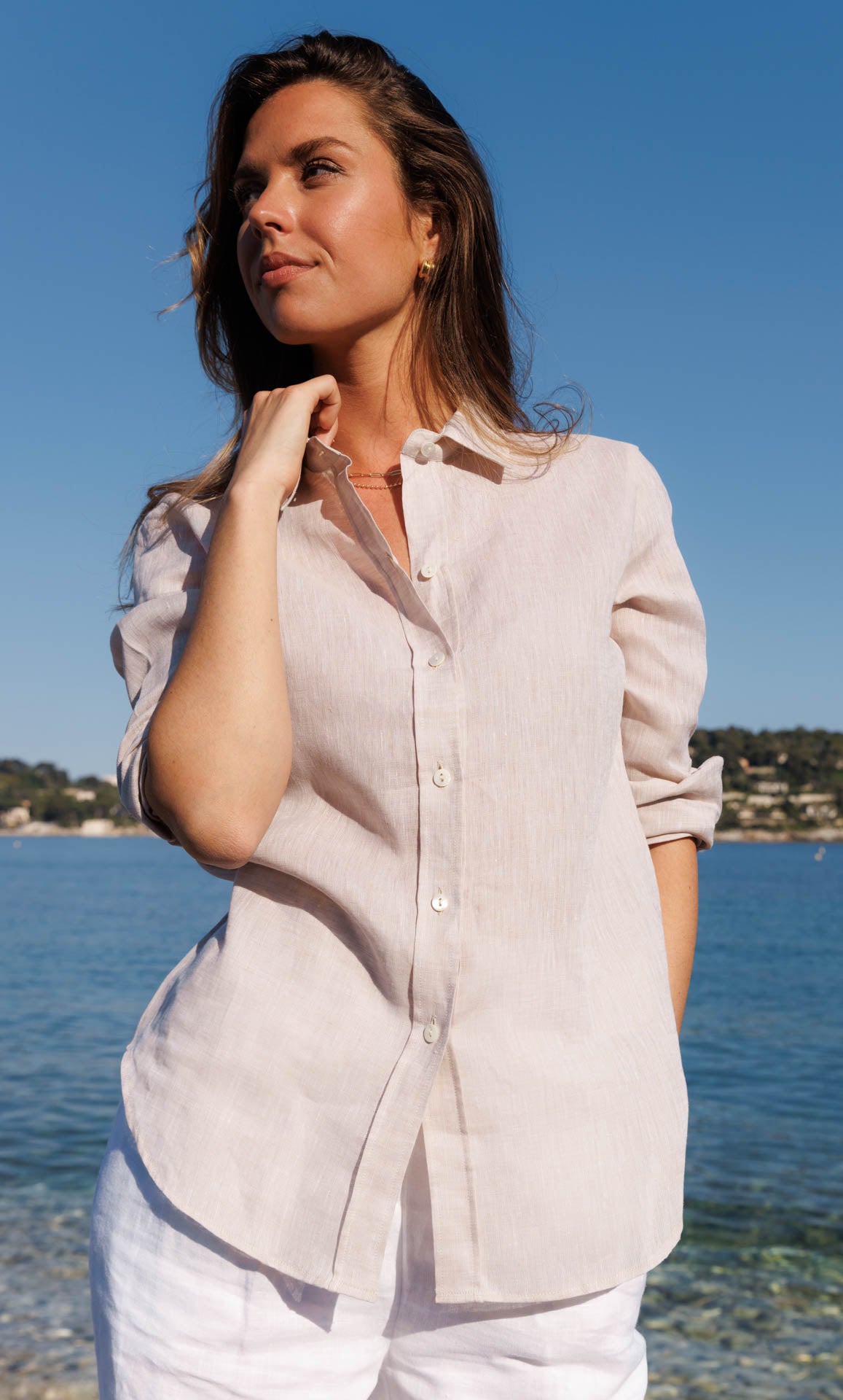 Ravella Linen Shirt - Made in Italy | 100% Linen Women's Shirt