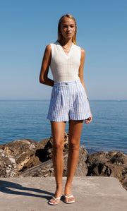 Selena Italian Linen Shorts